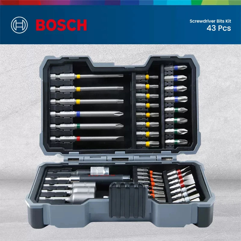 Bosch 43Pcs Screwdriver Bits Kit 25mm 75mm