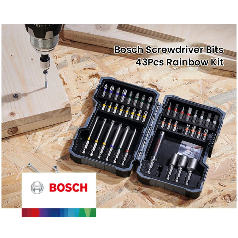 Bosch 43Pcs Screwdriver Bits Kit 25mm 75mm